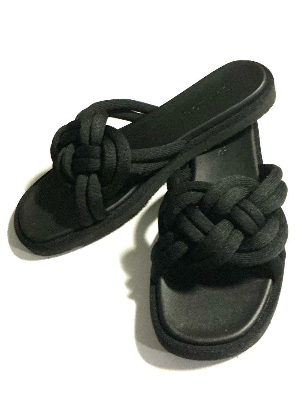 ROTHY’S, Women’s Black Knotted Summer Sandals, Size 9, NWOB - Picture 9 of 14